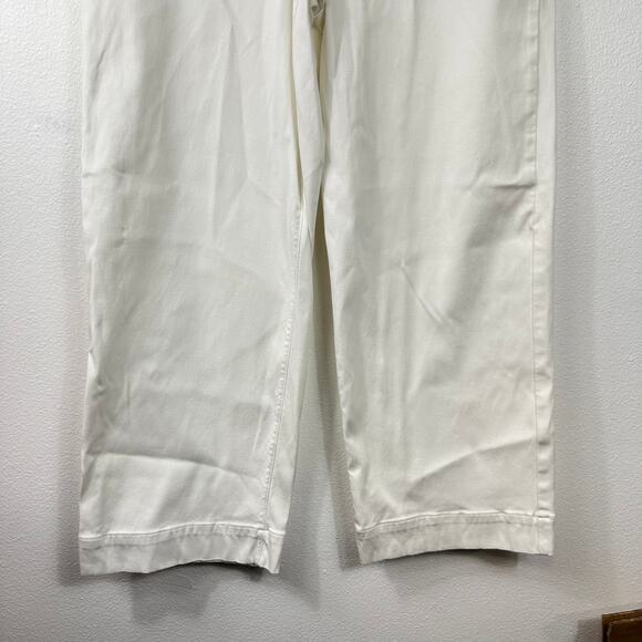 SPANX Stretch Twill Cropped Pant White Size XL Tall - Picture 5 of 15